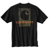 Men's Carhartt Camo Graphic Tee -Fashion Clothing Shop CARHARTT MENS M SS CAMO GRAPHIC TEE 105755 BLKBLACK BLACK BACK 42698.1678805423
