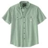 Men's Carhartt Loose Fit Midweight Plaid Shirt