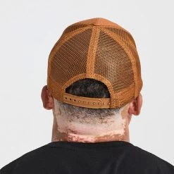 Men's Chubbies Camel Mesh Trucker Hat -Fashion Clothing Shop CHUBBIES MENS M CAMEL MESH TRUCKER 970231 08 RUSTBRWN RUST BROWN BACK 59667.1678900906