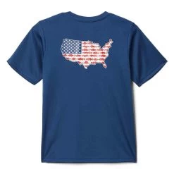 Columbia Sportswear Boys' Columbia PFG Terminal Tackle Fish Flag Short Sleeve T-Shirt