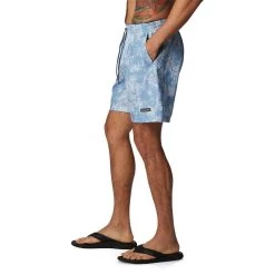 Columbia Sportswear Men's Columbia 6" Summertide Stretch Print Shorts -Fashion Clothing Shop COLUMBIA MENS M 6 SUMMERTIDE STRETCH PRINT 2032001 430JETST JET STREAM SKETCHY PARADISE SIDE 56118.1678136764