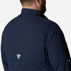 Columbia Sportswear Men's Columbia PFG Tamiami II Long Sleeve Shirt -Tall -Fashion Clothing Shop COLUMBIA MENS M LS TAMIAMI II TALL 1286064 464CLNVY COLLEGIATE NAVY BACK CLOSE 07868.1672339685