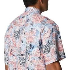 Columbia Sportswear Men's Columbia Super Tamiami Short Sleeve Shirt 10 Columbia Sportswear Men's Columbia Super Tamiami Short Sleeve Shirt -Fashion Clothing Shop COLUMBIA MENS M SS SUPER TAMIAMI 1438961 689SSRED SUNSET RED TROPICLURE CLOSE BACK 51407.1672690715