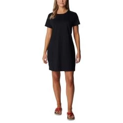 Columbia Sportswear Women's Columbia Park Printed Dress -Fashion Clothing Shop COLUMBIA WOMENS W COLUMBIA PARK DRESS 1894161 010BLACK BLACK FRONT 07745.1677875076