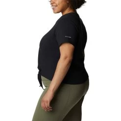 Columbia Sportswear Women's Columbia Trek Tee - Plus Size -Fashion Clothing Shop COLUMBIA WOMENS W COLUMBIA TREK TEE 1992072 010BLACK BLACK SIDE 26782.1683903844