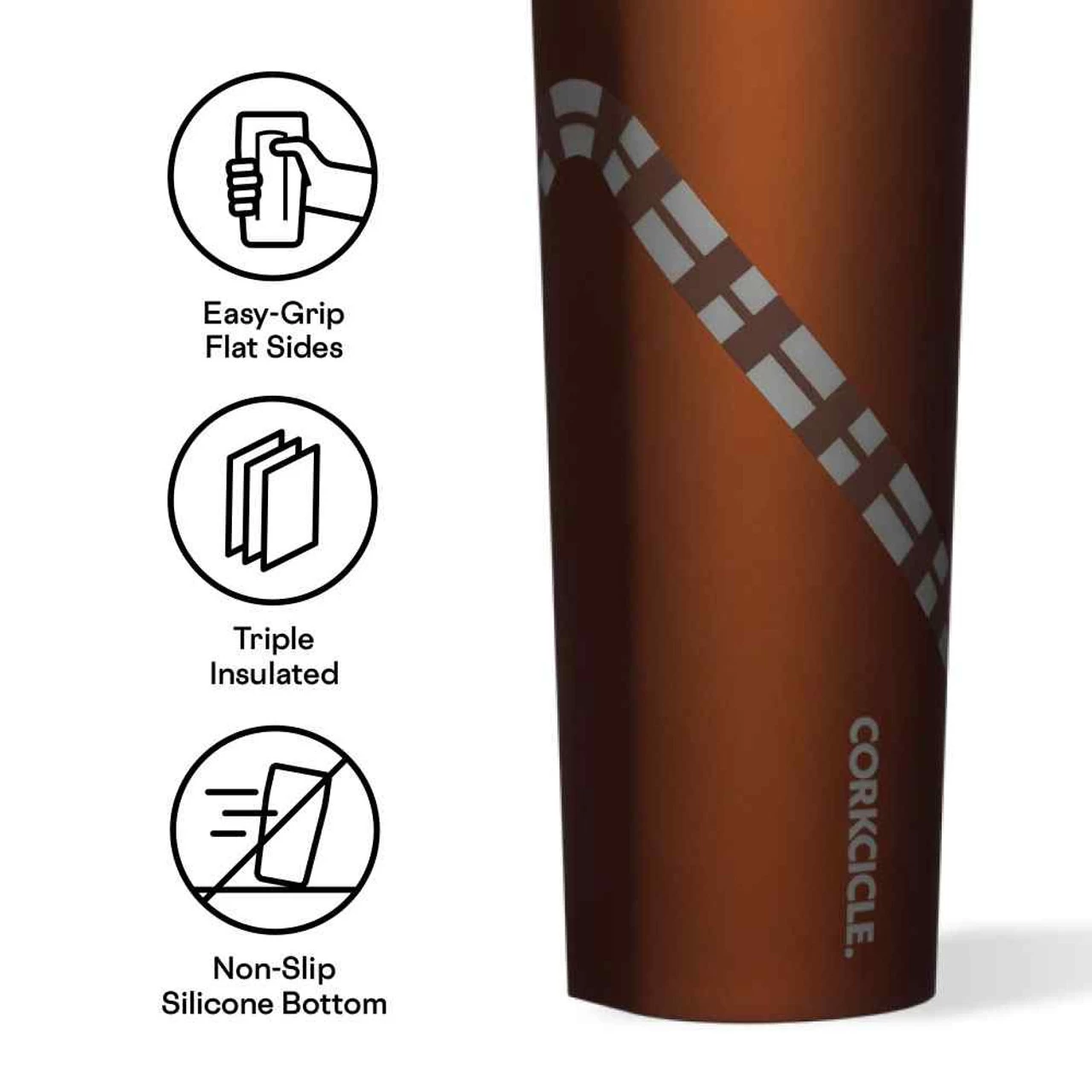 Corkcicle Star Wars Chewbacca 20 Oz Sport Canteen 4 Corkcicle Star Wars Chewbacca 20 Oz Sport Canteen - Image 2