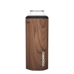 Corkcicle Slim Can Cooler - Walnut