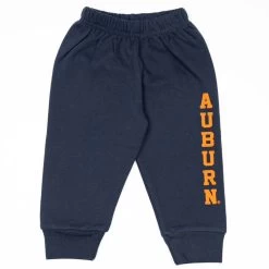 Infant/Toddler Boys' Creative Knitwear Auburn Navy Sweatpant