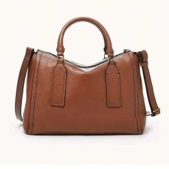 Fossil Parker Satchel -Fashion Clothing Shop FOSSIL PARKER SATCHEL ZB1708 200BROWN BACK 71041.1668448090