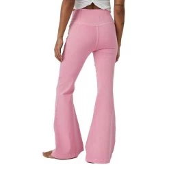 Women's Free People Venice Beach Flare Pant -Fashion Clothing Shop FREEPEOPLE WOMENS W VENICE BEACH FLARE OB1454406 PEONY BACK 09044.1679933685