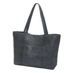 Frye Brooke Suede Tote -Fashion Clothing Shop FRYE BROOKE SUEDE TOTE DB1277 INDIGO BACK 06993.1669758182