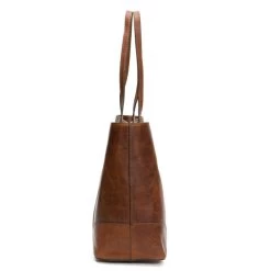 Frye Melissa Shopper Tote -Fashion Clothing Shop FRYE MELISSA SHOPPER TOTE DB181 COGNAC SIDE 33796.1683143887