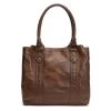 Frye Fyre Melissa Tote -Fashion Clothing Shop FRYE MELISSA TOTE DB138 DARK BROWN MAIN 19899.1683142542