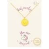 Kids' Golden Stella Epoxy Sun Necklace