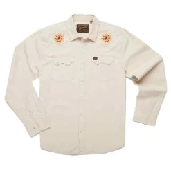 Men's Howler Brothers Crosscut Deluxe Shirt -Fashion Clothing Shop HOWLER BROS MENS M CROSSCUT DELUXE 125822F BEA FLAT 61545.1667424896