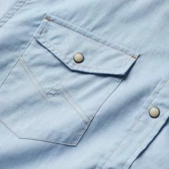 Men's Howler Brothers H Bar B Snapshirt -Fashion Clothing Shop HOWLER BROS MENS M H BAR B SNAPSHIRT 122222F FAD FADED BLUE OXFORD CLOSE 73683.1669066570