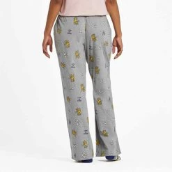 Fashion Clothing Shop -Fashion Clothing Shop LIFE IS GOOD WOMENS W ROCKET WITH DAISY PANT 80962 HTHGRY BACK 35087.1671549866