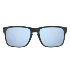 Oakley Holbrook Prizm Deep Water Polarized Sunglasses - Matte Black Camo -Fashion Clothing Shop OAKLEY HOLBROOK PRIZM DEEP WATER 9102 T9 BLCKCAMO BLACK CAMO PRIZM DEEP WATER ANGLE FRONT 86390.1682440090