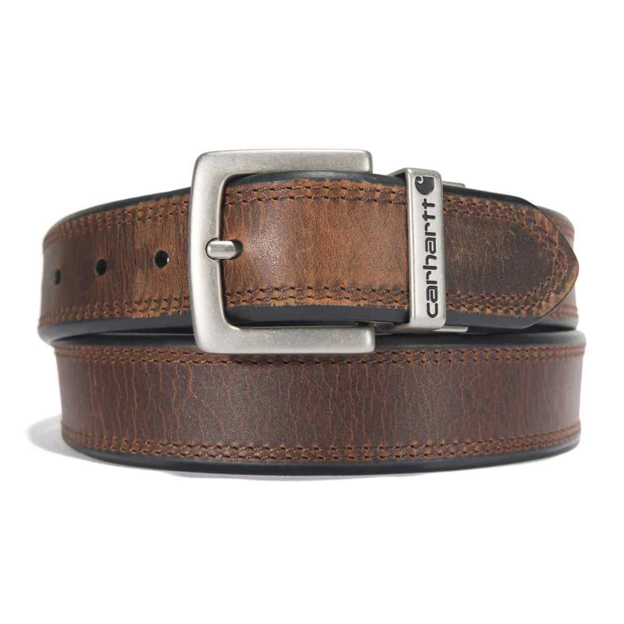 Men's Carhartt Oil Finish Leather Reversible Belt 3 Men's Carhartt Oil Finish Leather Reversible Belt