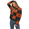 Women's Sadie And Sage Bits And Pieces Checkered Sweater
