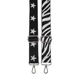 Vintage Havana Rocker 8 Crossbody Bag -Fashion Clothing Shop VINTAGE HAVANA ROCKER 8 PURSE 1840 BLACK SILVER STRAPS 06710.1682630047