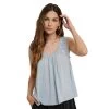 Women's Wishlist Ruched Shoulder Tank -Fashion Clothing Shop WISHLIST WOMENS W RUCHED SHOULDER TANK WL22 7245 CHAMBRAY MAIN 03779.1674574147