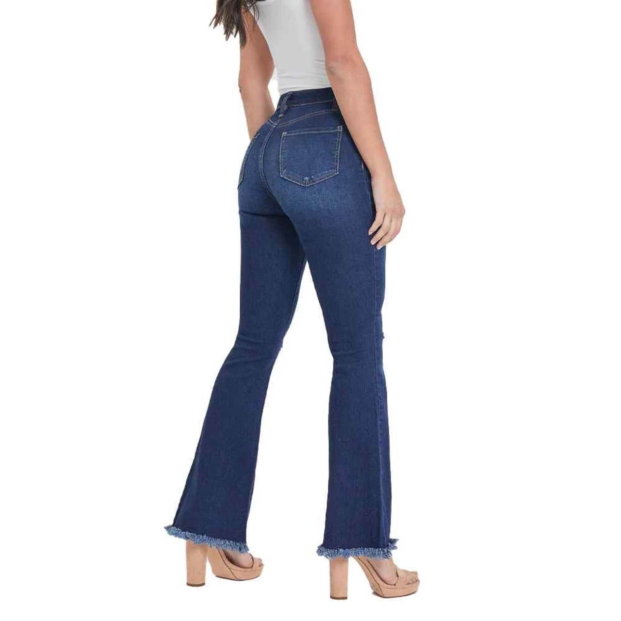 Women's YMI Junior Size HR Super Flare Jean 5 Women's YMI Junior Size HR Super Flare Jean - Image 3