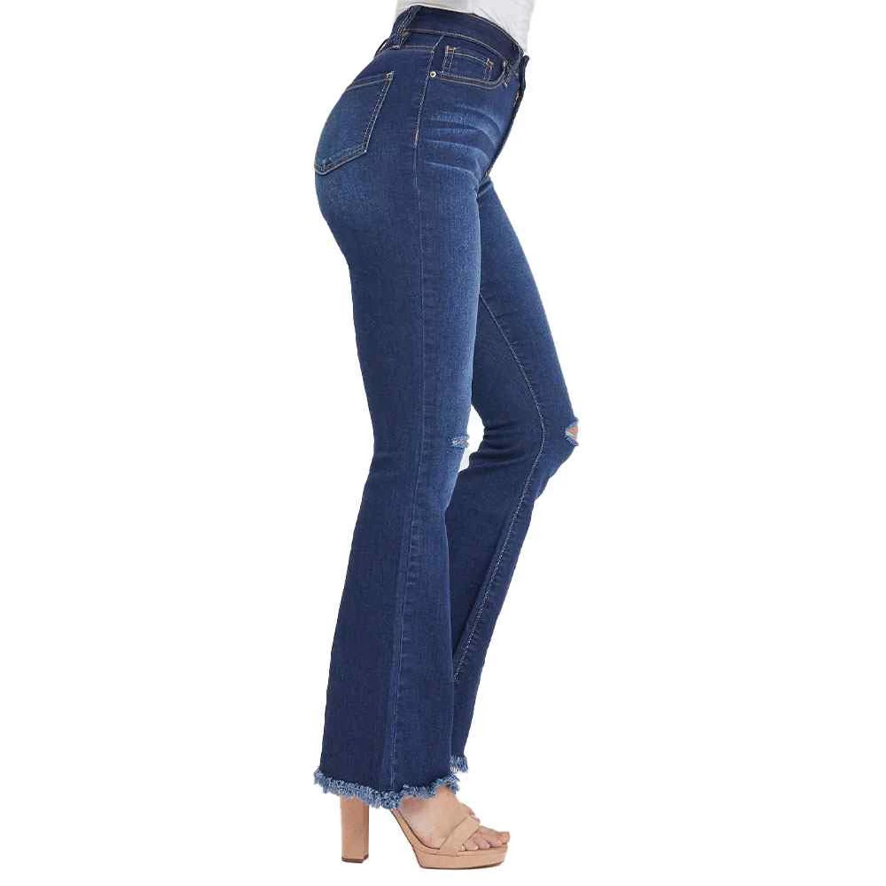 Women's YMI Junior Size HR Super Flare Jean 4 Women's YMI Junior Size HR Super Flare Jean - Image 2