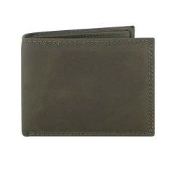 Men's Zep-Pro Grey Leather Passcase Wallet