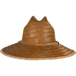 Men's Aftco Palapa III Straw Hat -Fashion Clothing Shop aftco acc palapa 3 straw hat MC9008 BRN back 58361.1616501134