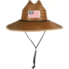 Men's Aftco Palapa III Straw Hat -Fashion Clothing Shop aftco acc palapa 3 straw hat MC9008 BRN front 59019.1616501133