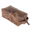 Sixtease Nomad Distressed Leather Dopp Kit & Toiletry Bag -Fashion Clothing Shop bk arts sixtease nomad sb 3320 brown toiletry bag dopp kit main 21096.1683051142