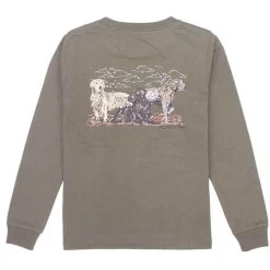 Boys' Properly Tied Long Sleeve Hunting Dogs Tee