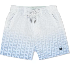 Boys' Southern Marsh Dockside Herringbone Fade Swim Trunk