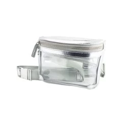 Capri Designs Clear Belt Bag -Fashion Clothing Shop capri designs belt bag CD BLT silver 81204.1661461478