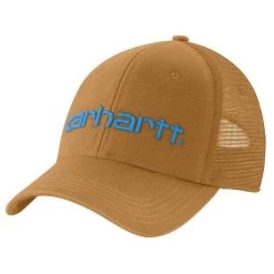 Men's Carhartt Canvas Mesh-Back Logo Hat