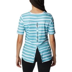 Columbia Sportswear Women's Columbia Short Sleeve Chill River Shirt -Fashion Clothing Shop columbia tee back 1 24350.1658863152
