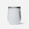 Corkcicle 12 Oz Classic Stemless Wine Cup -White