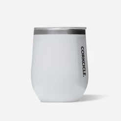 Corkcicle 12 Oz Classic Stemless Wine Cup -White