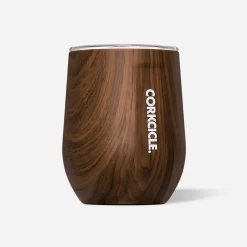 Corkcicle 12 Oz Origins Stemless Wine Cup -Walnut