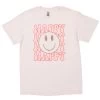 Women's Dash Forward Happy Glitter Combo Tee