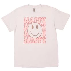 Women's Dash Forward Happy Glitter Combo Tee