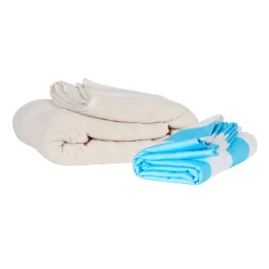 Dock & Bay Cabana Quick Dry Towel -Extra Large -Fashion Clothing Shop dock and bay quick dry towel cabana collection TOWLB CAB XL tulum blue folded comparison 60539.1612375689