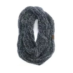 Women's Girlie Girl C.C. Velour Scarf -Fashion Clothing Shop girlie girl cc velour scarf sf 30 ltmelgry light melange grey 03243.1605910339