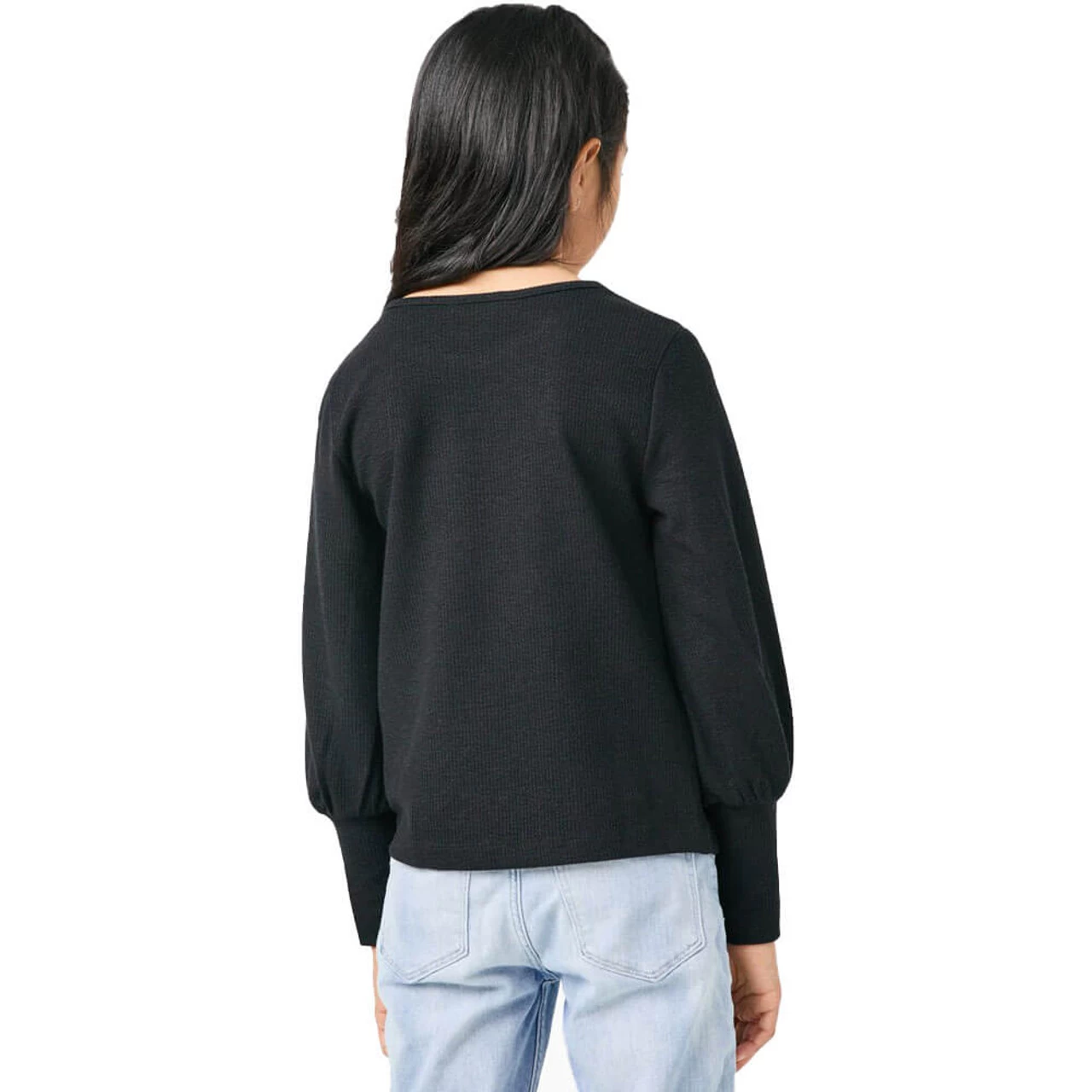 Girls' Hayden Textured Ribbed Top 5 Girls' Hayden Textured Ribbed Top - Image 3