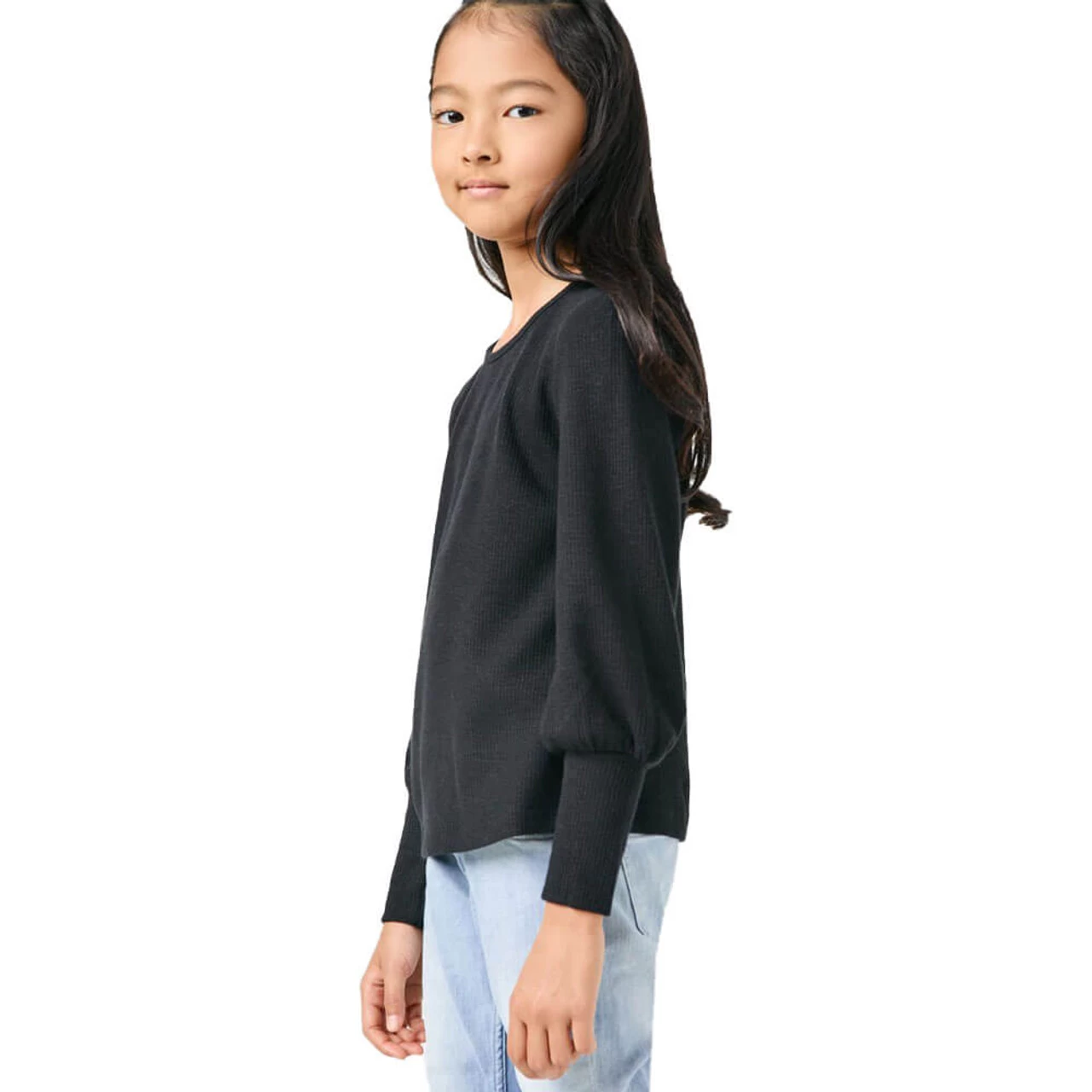 Girls' Hayden Textured Ribbed Top 4 Girls' Hayden Textured Ribbed Top - Image 2