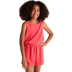 Girls' Z Supply Loop Terry Romper