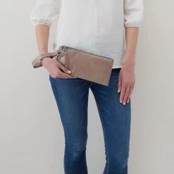 HOBO Vida Wristlet Wallet -Fashion Clothing Shop hobo vida wristlet vi 32185 ash vintage hide lifestyle 62141.1650916934