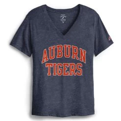 Women's L2 Short Sleeve Auburn Intramural V-Neck Tee