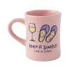 Life Is Good Keep It Simple Mug -Fashion Clothing Shop life is good keep it simple mug 88646 himalayan pink main 91835.1682542525